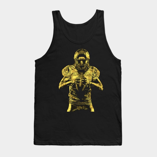 Football Player UNIQUE abstract artwork style for all the gridiron fans Tank Top by Naumovski